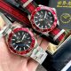 Japan Grade Copy Tag Heuer Aquaracer 300 Quartz Watch Red Nato Strap (3)_th.jpg